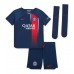 Fotballdrakt Barn Paris Saint-Germain Lucas Hernandez #21 Hjemmedraktsett 2023-24 Kortermet (+ Korte bukser)